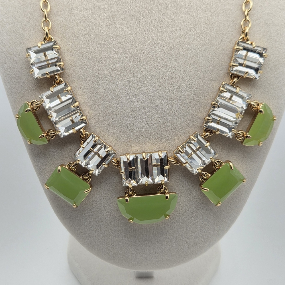 Kate Spade Varadero Tile Green Collar Necklace